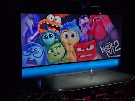 La presentazione di Inside Out 2 al CinemaCon 2024.