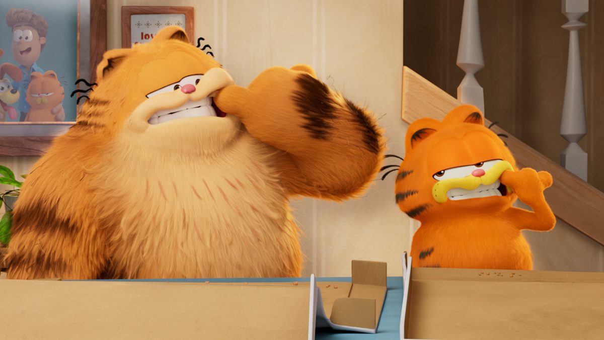 Una scena di Garfield - Una missione gustosa (fonte: Eagle Pictures)