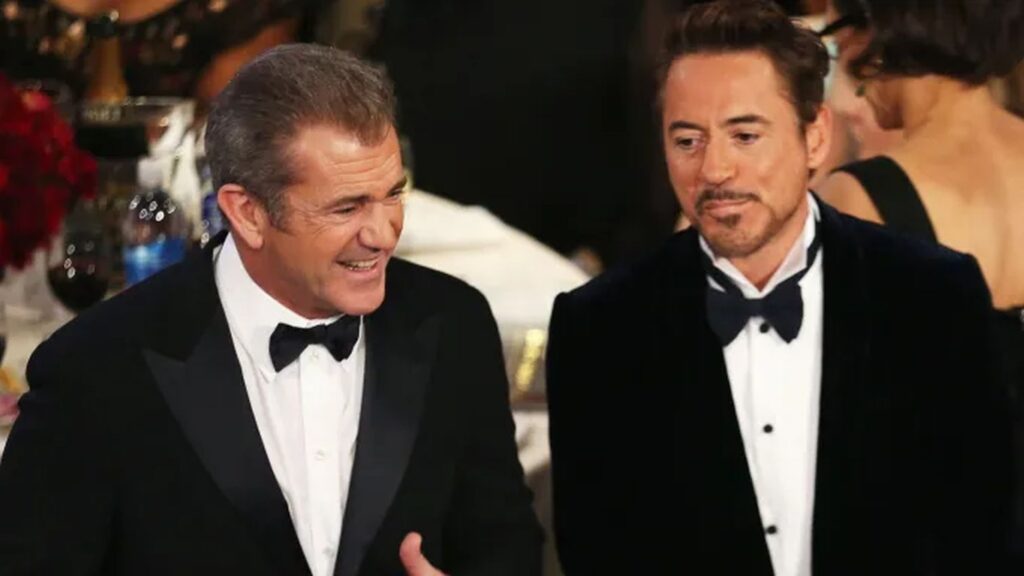 Mel Gibson e Robert Downey Jr.