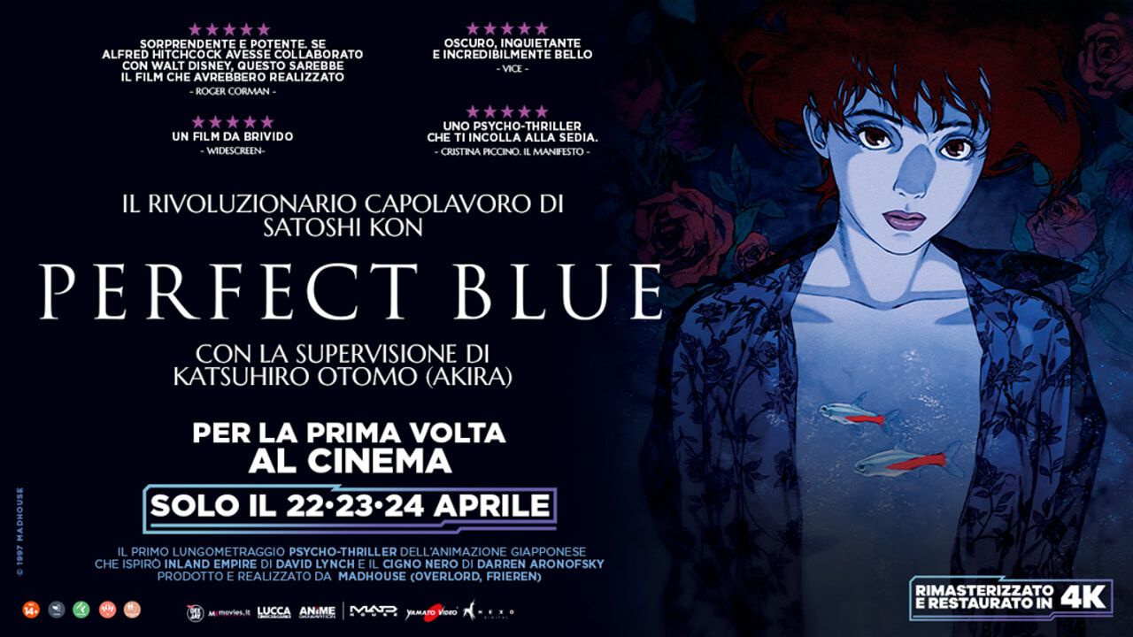 Perfect Blue il poster dell'uscita italiana