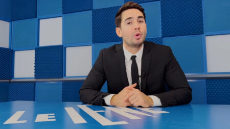 Un frame del servizio sullo scherzo ai calciatori di Serie A [Infinity]