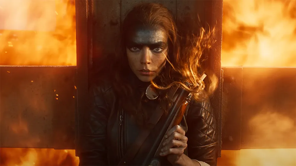 Anya Taylor-Joy in una scena di Furiosa: A Mad Max Saga. Fonte: Warner Bros. Pictures. 