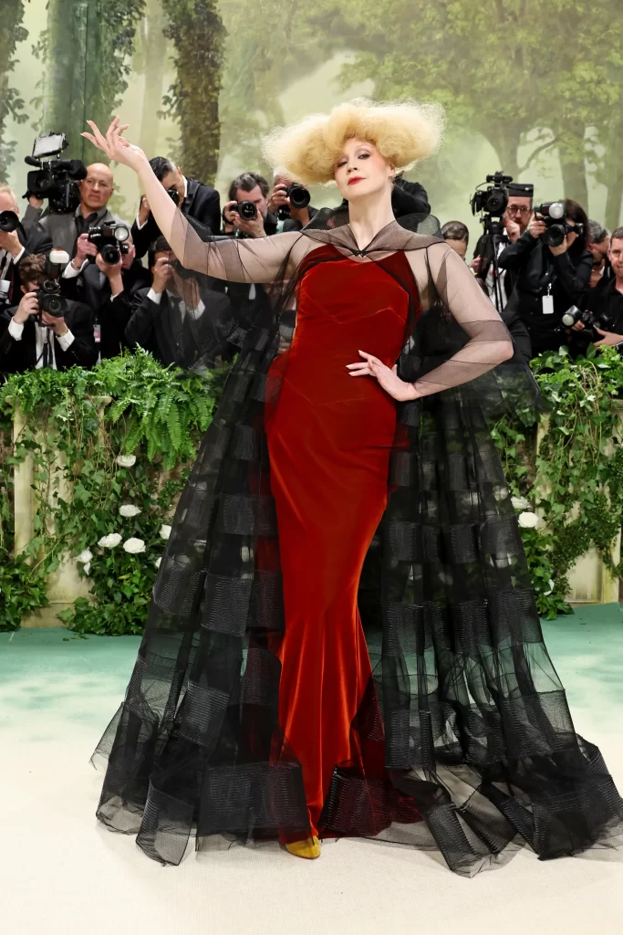 Gwendoline Christie al Met Gala 2024 (Fonte: Getty Images)