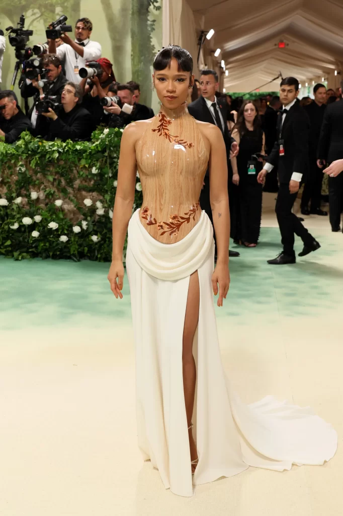 Taylor Russell al Met Gala 2024. Credits: Getty Images
