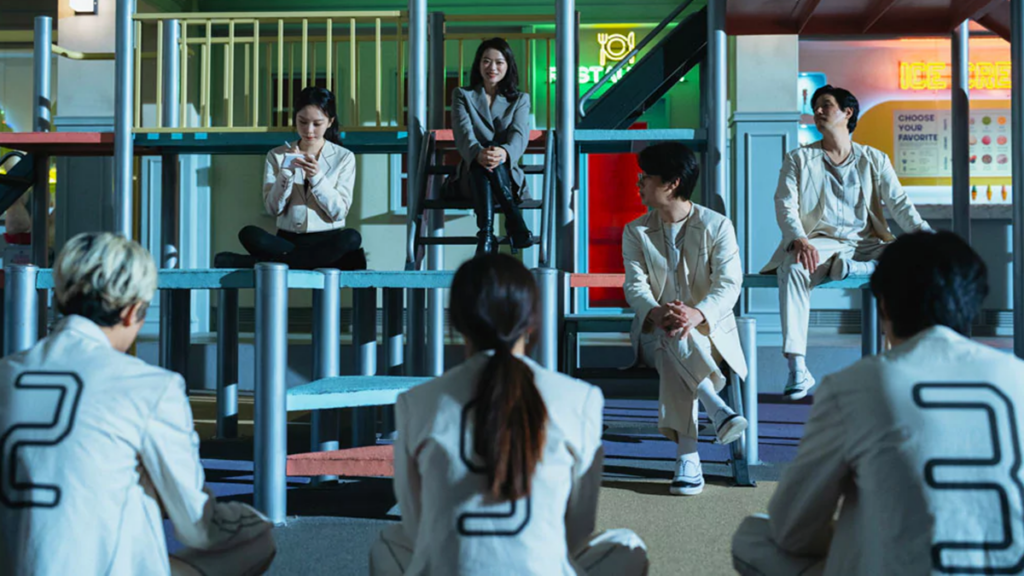 Una scena della serie tv coreana The 8 Show (Fonte: Netflix)