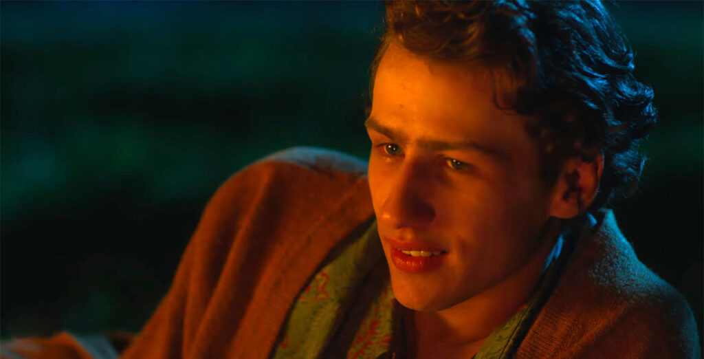 Mattia Carrano in un'immagine della seconda stagione di Prisma.