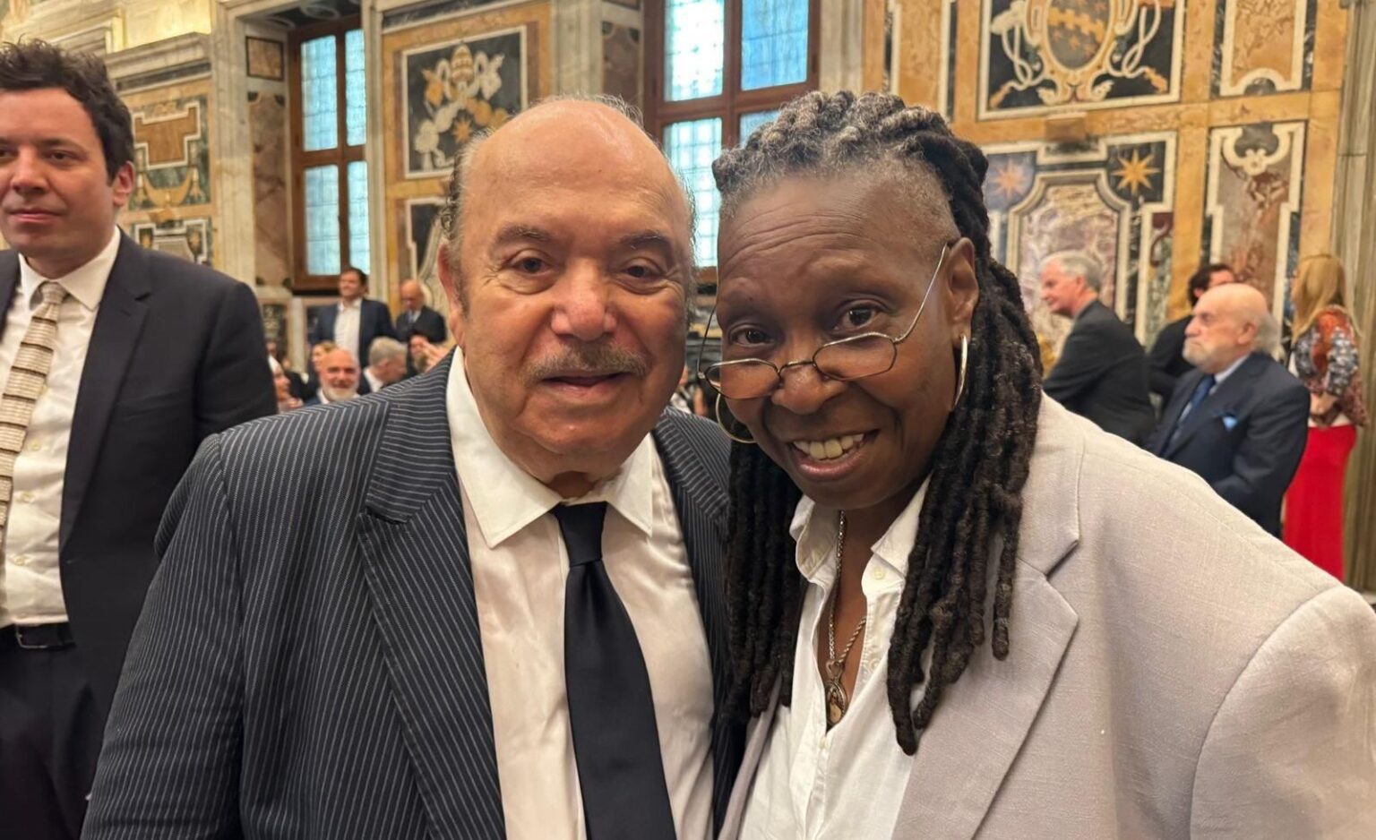 Lino Banfi e Whoopi Goldberg