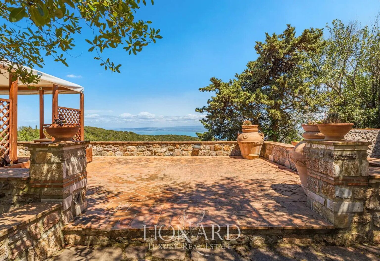 La villa di Sergio Japino all'Argentario