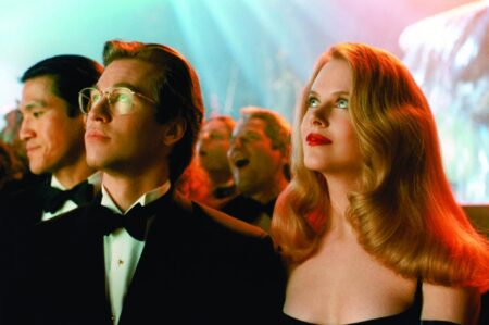 Bruce Wayne e Chase Meridian (Val Kilmer e Nicole Kidman) in Batman Forever