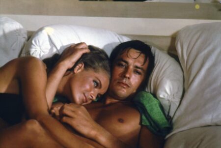 Alain Delon e Romy Schneider ne La piscina