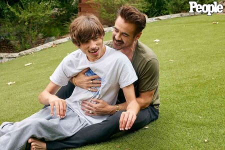 Collin Farrell e suo figlio James