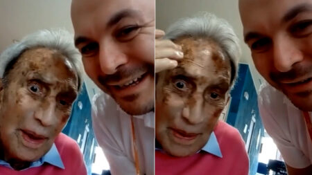 Emilio Fede nel video di TikTok