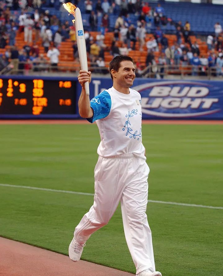 Tom Cruise durante le Olimpiadi 2004