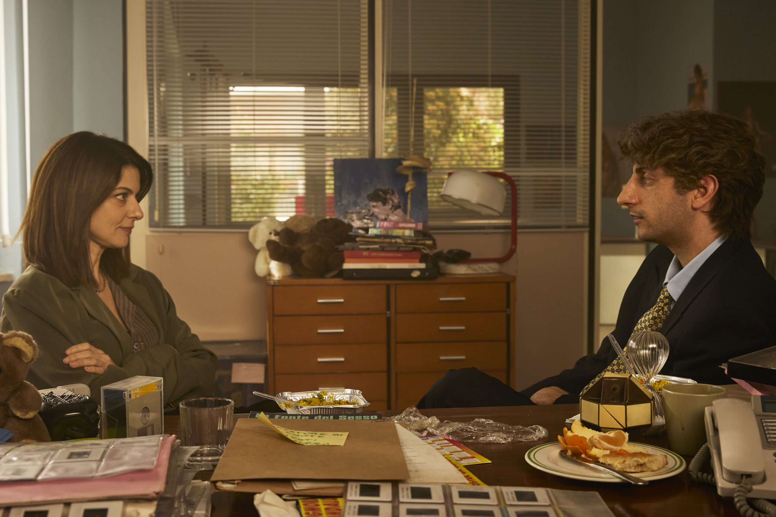 Barbara Ronchi e Pietro Castellitto in Diva Futura