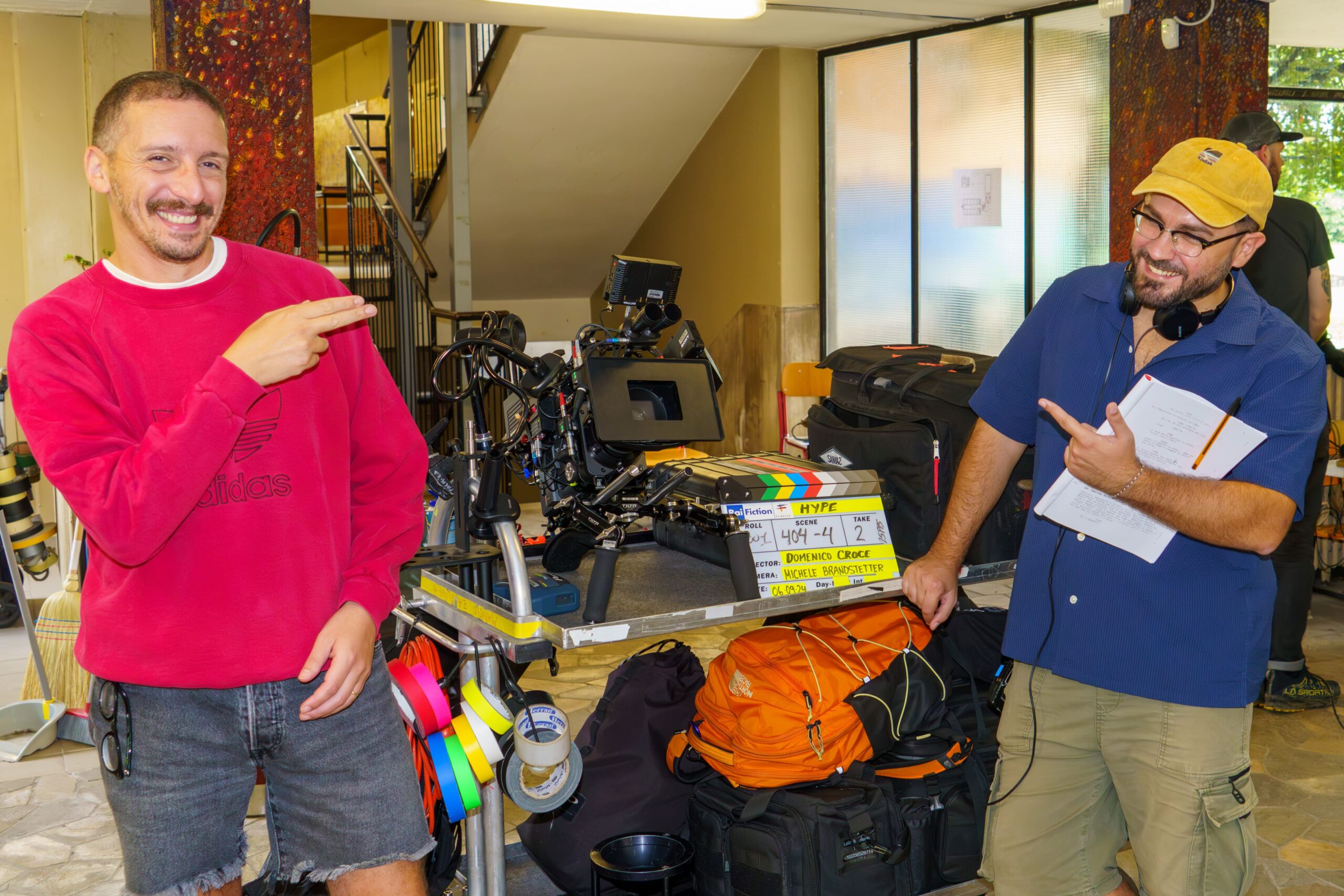 Il backstage delle riprese di Hype