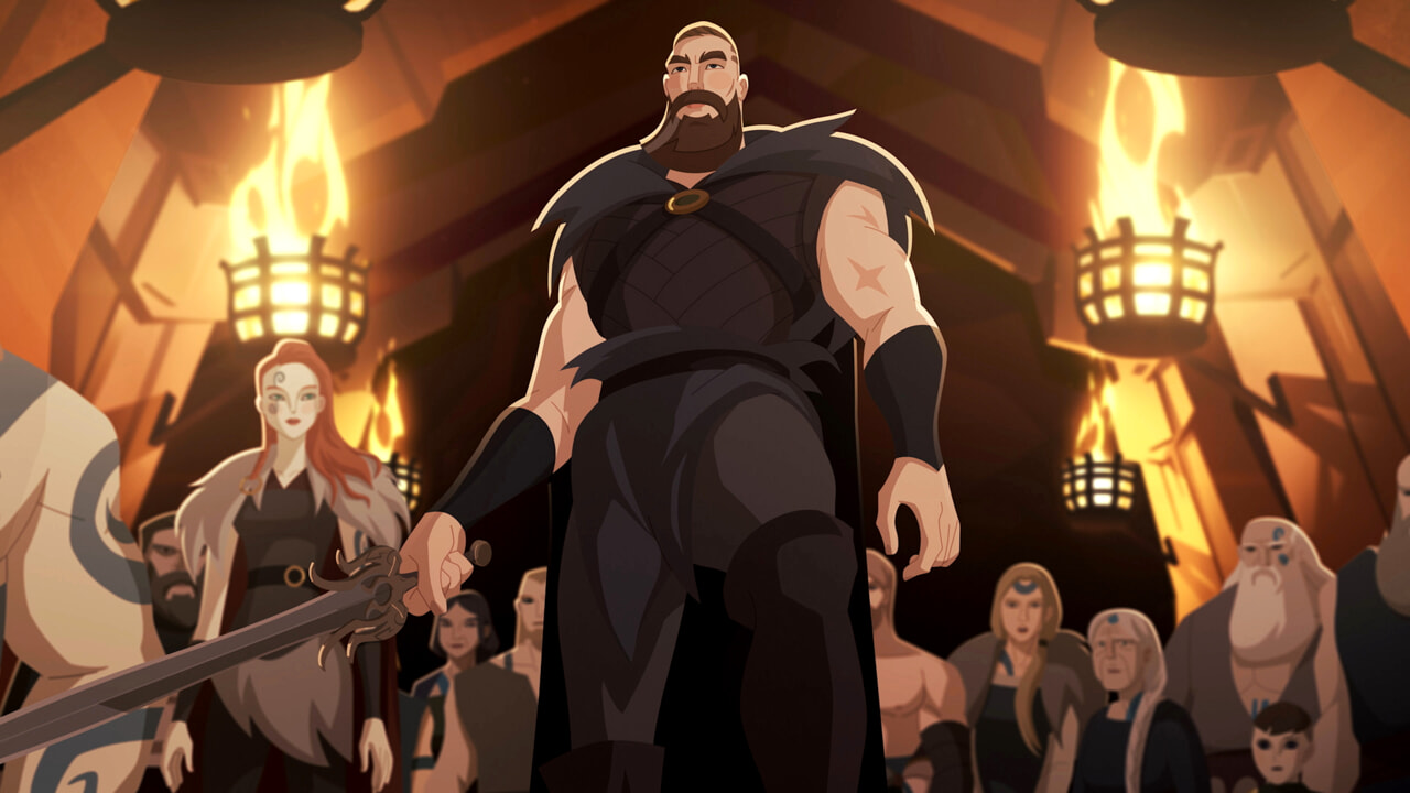 Una scena di Twilight of the Gods (fonte: Netflix)