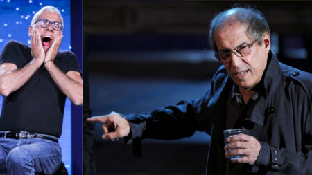Adriano Celentano e Teo Teocoli