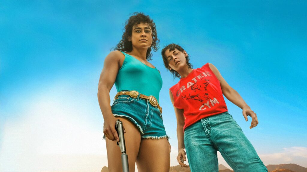 Kristen Stewart e Katy O'Brian in Love Lies Bleeding (Fonte: A24)