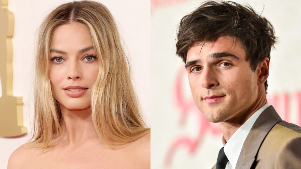 Collage di Margot Robbie e Jacob Elordi