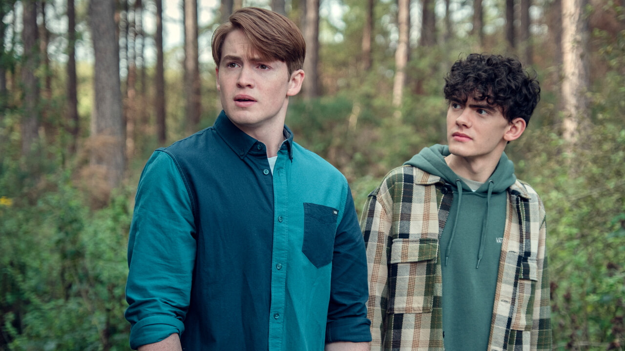 Joe Locke e Kit Connor in Heartstopper 3.