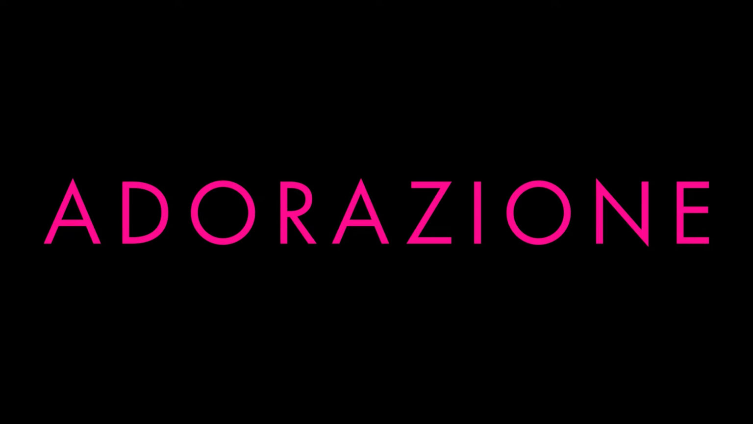 Come finisce la serie Adorazione: l’assassino viene portato via Il logo di Adorazione