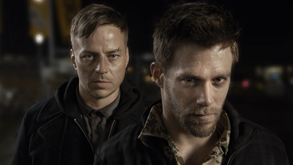 I protagonisti del film Berlin Falling