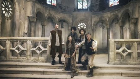 Il cast di Lupi Mannari.