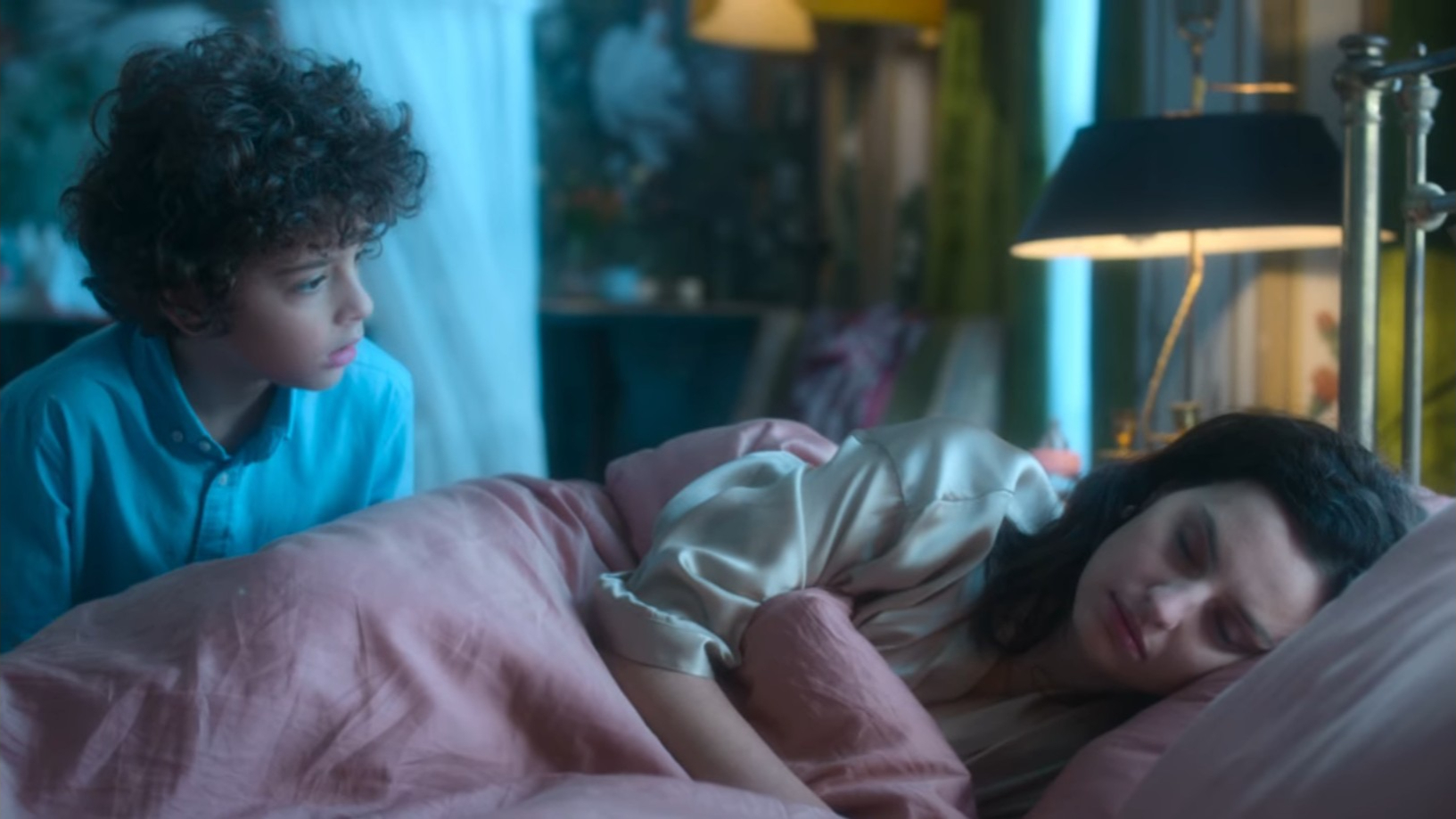 Una scena di Inganno, con Gabriella da giovane