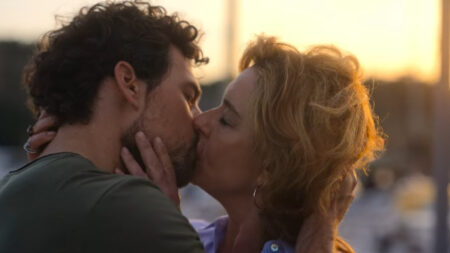 Giacomo Gianniotti e Monica Guerritore in Inganno