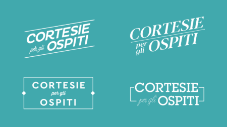 loghi di Cortesie per gli ospiti