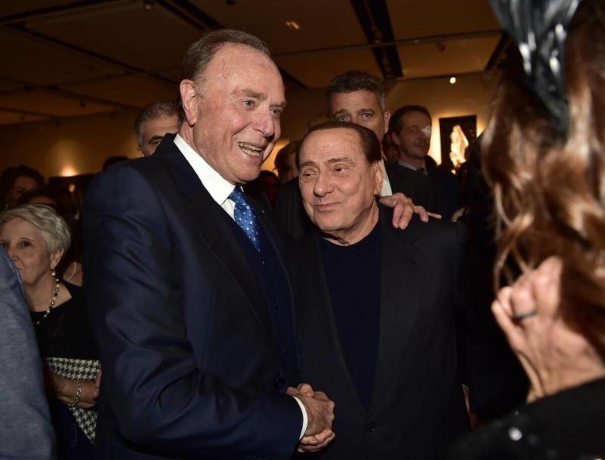 Ennio Doris con Silvio Berlusconi