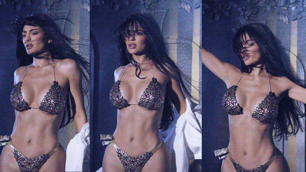 Kylie Jenner come Demi Moore in Striptease (Halloween 2024)