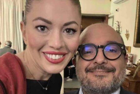 Mariarosaria Boccia e Gennaro Sangiuliano