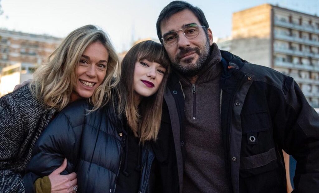 Mia: Edoardo Leo, Greta Gasbarri e Milena Mancini nel film