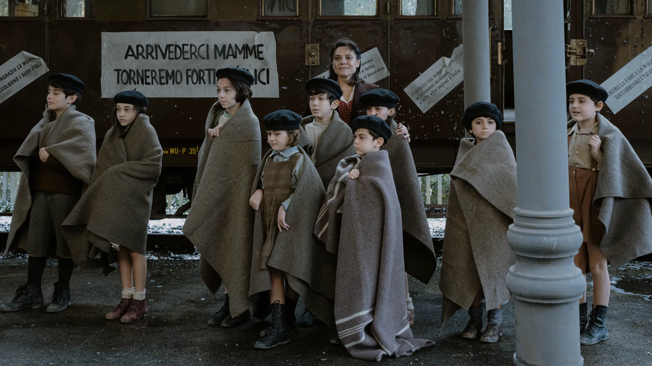 Il treno dei bambini, una scena (fonte: Netflix)