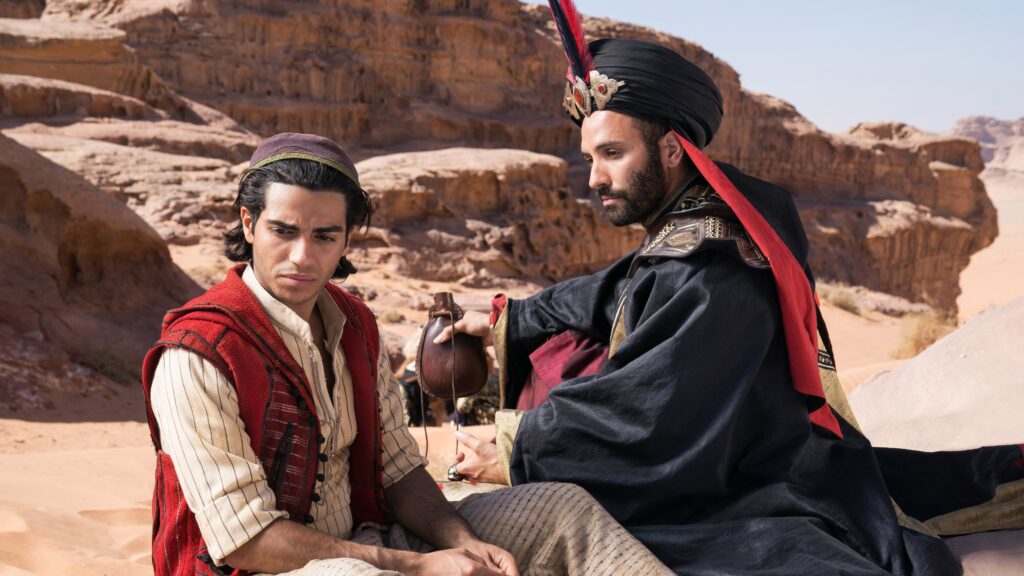 Una scena del live-action di Aladdin