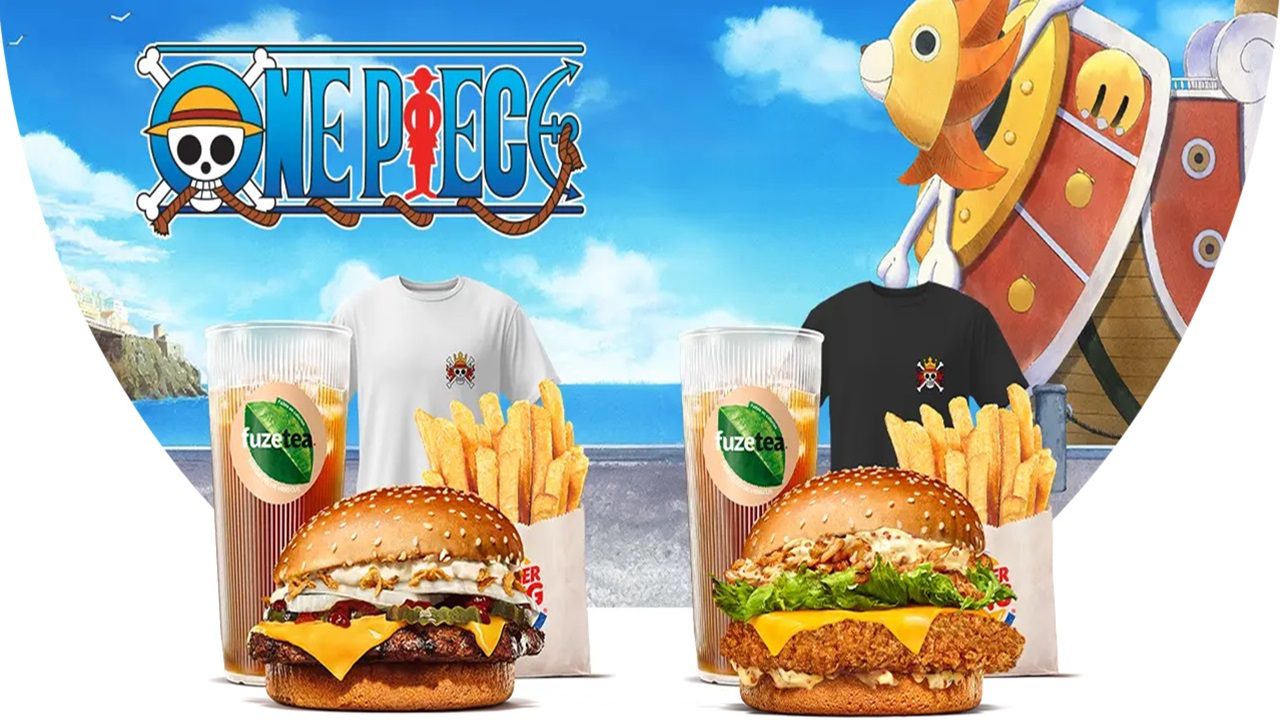 Burger King e One Piece: tutti i dettagli sulla collab, tra panini e gadget