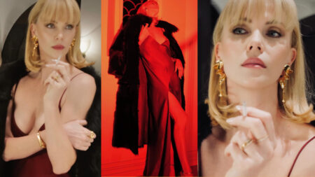 Charlize Theron come Michelle Pfeiffer in Scarface: le foto del party a tema gangster Charlize Theron vestita come Elvira di Scarface