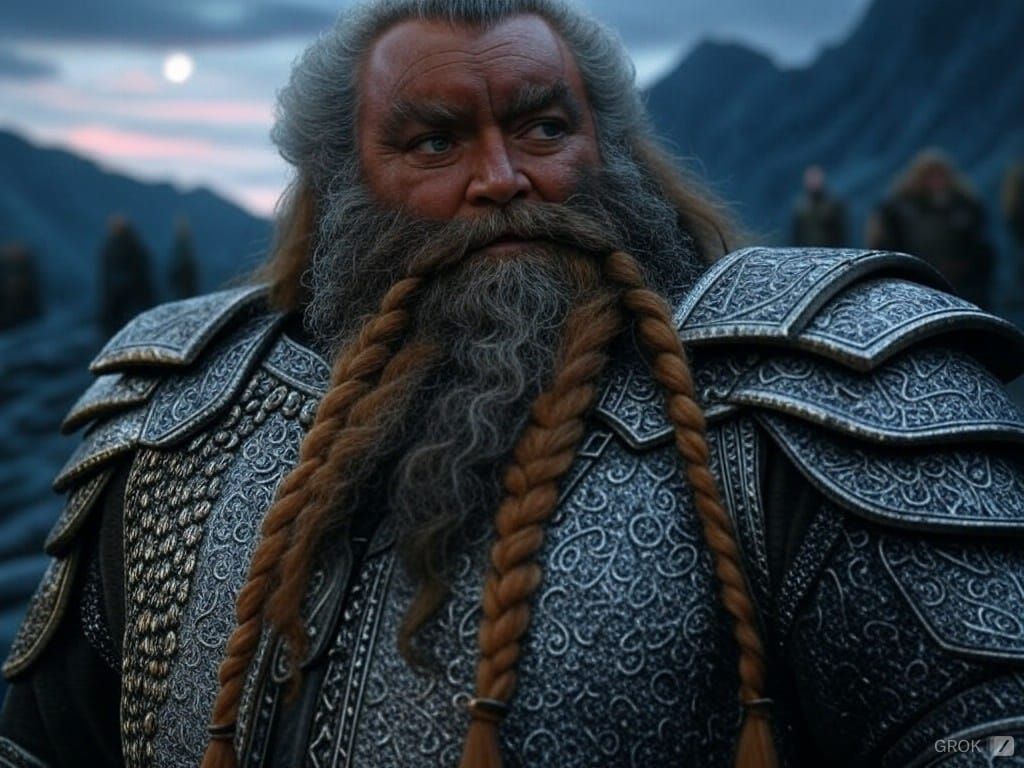 Diego Abatantuono ne Il signore degli anelli (immagine AI)