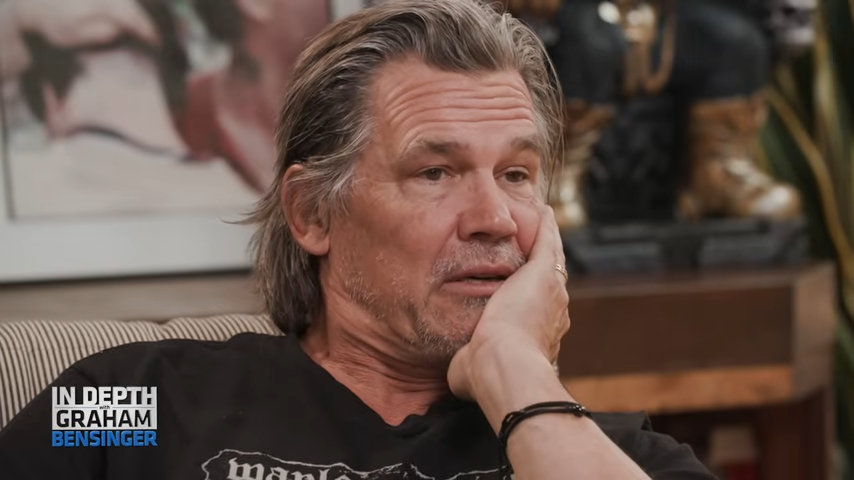 Josh Brolin durante il podcast In Dept