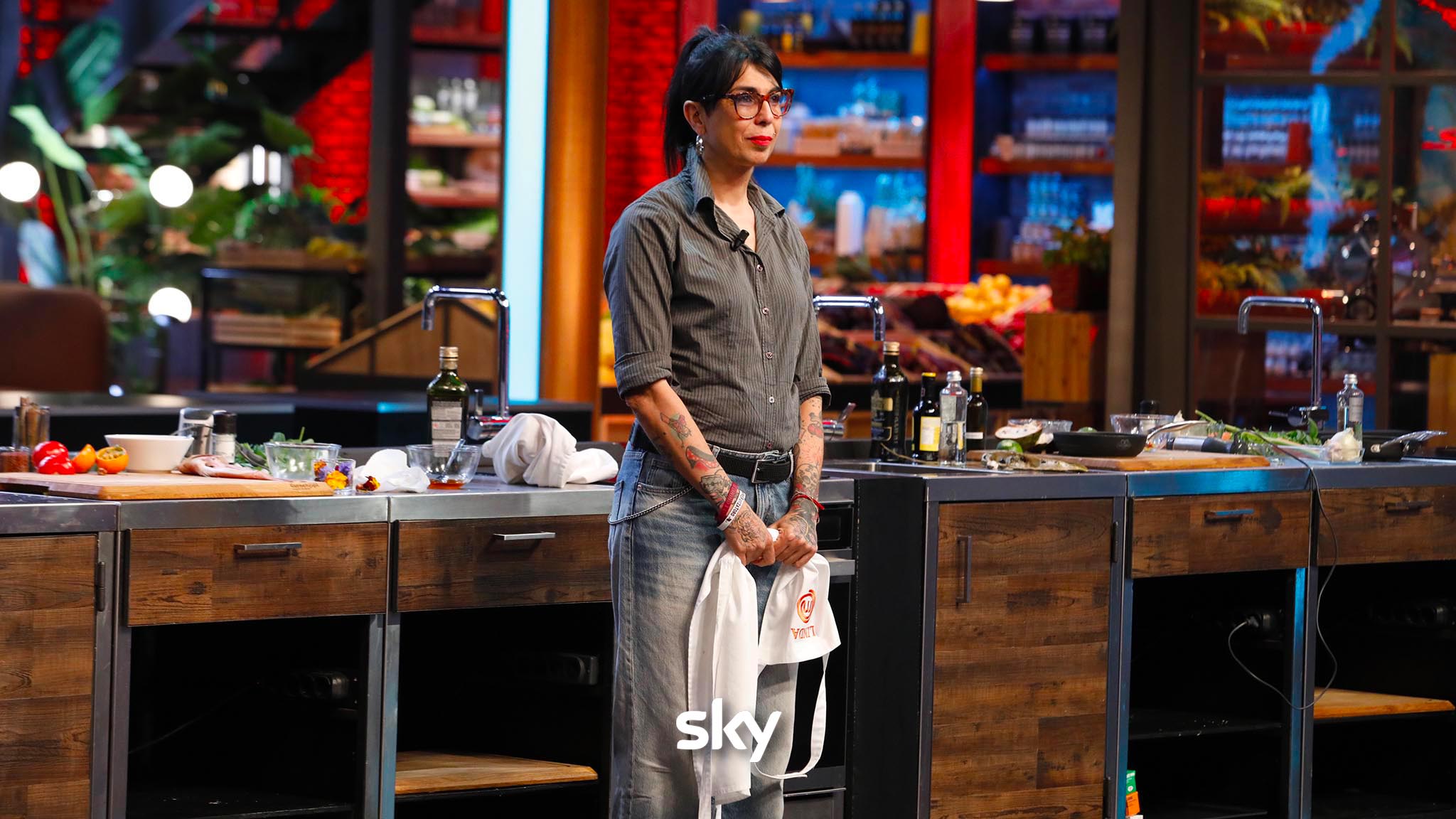 Un momento della sesta puntata di Masterchef 14 (fonte: Sky)