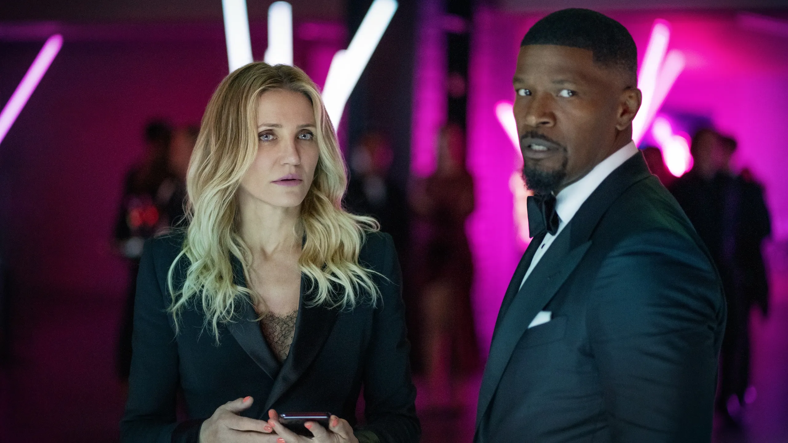 Jamie Foxx e Cameron Diaz nel film Back in action.