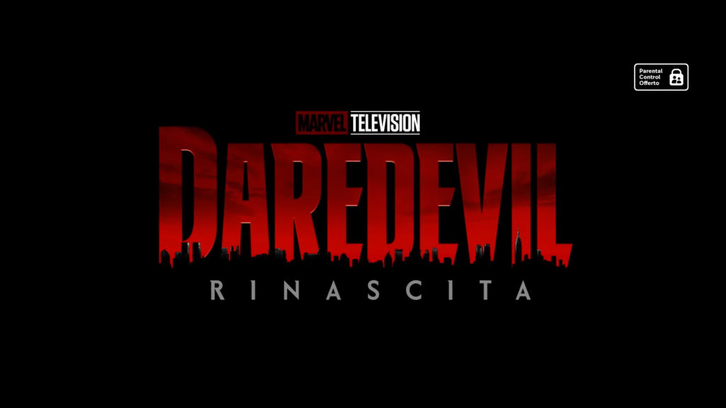 Daredevil: Rinascita, logo italiano