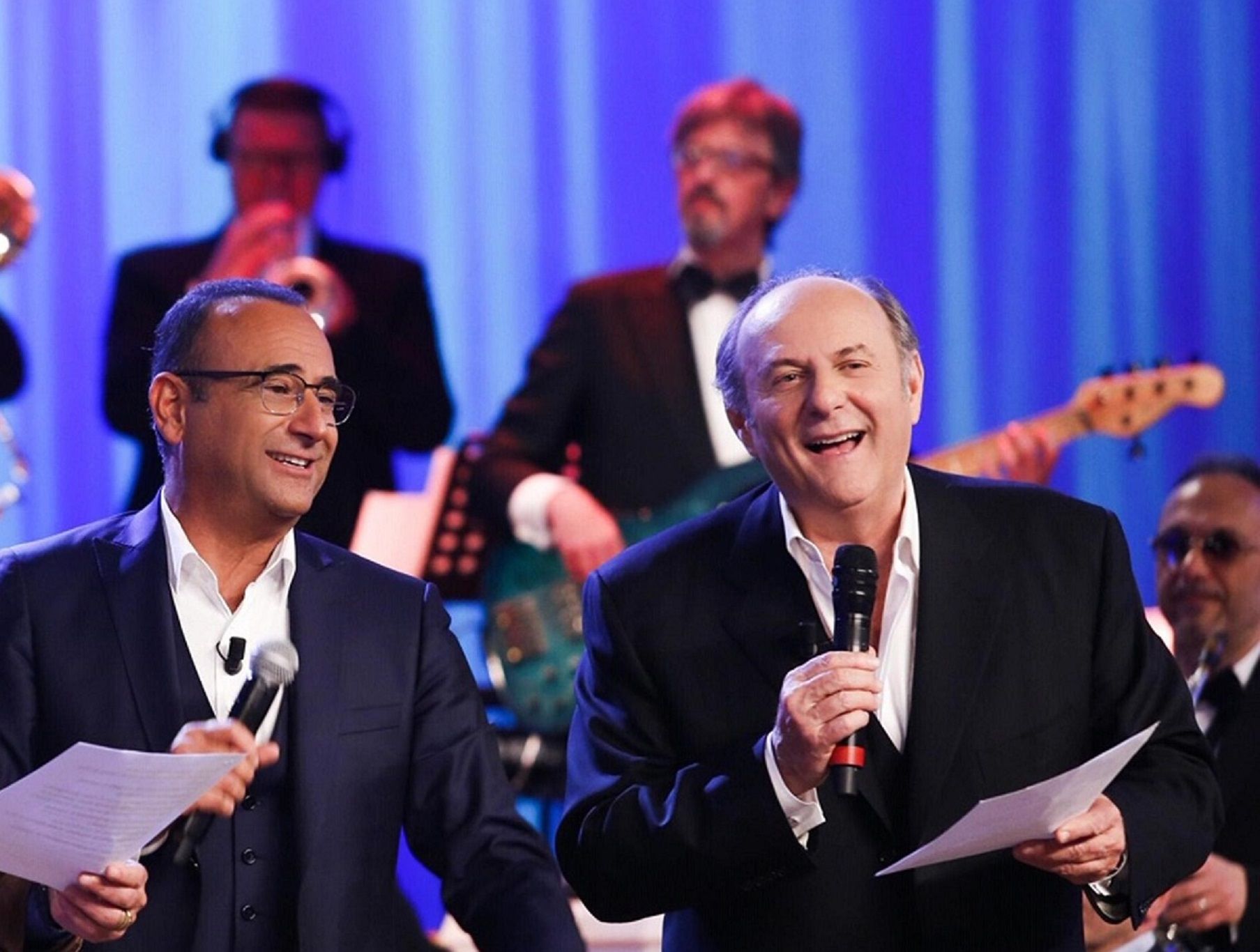 Gerry Scotti e Carlo Conti