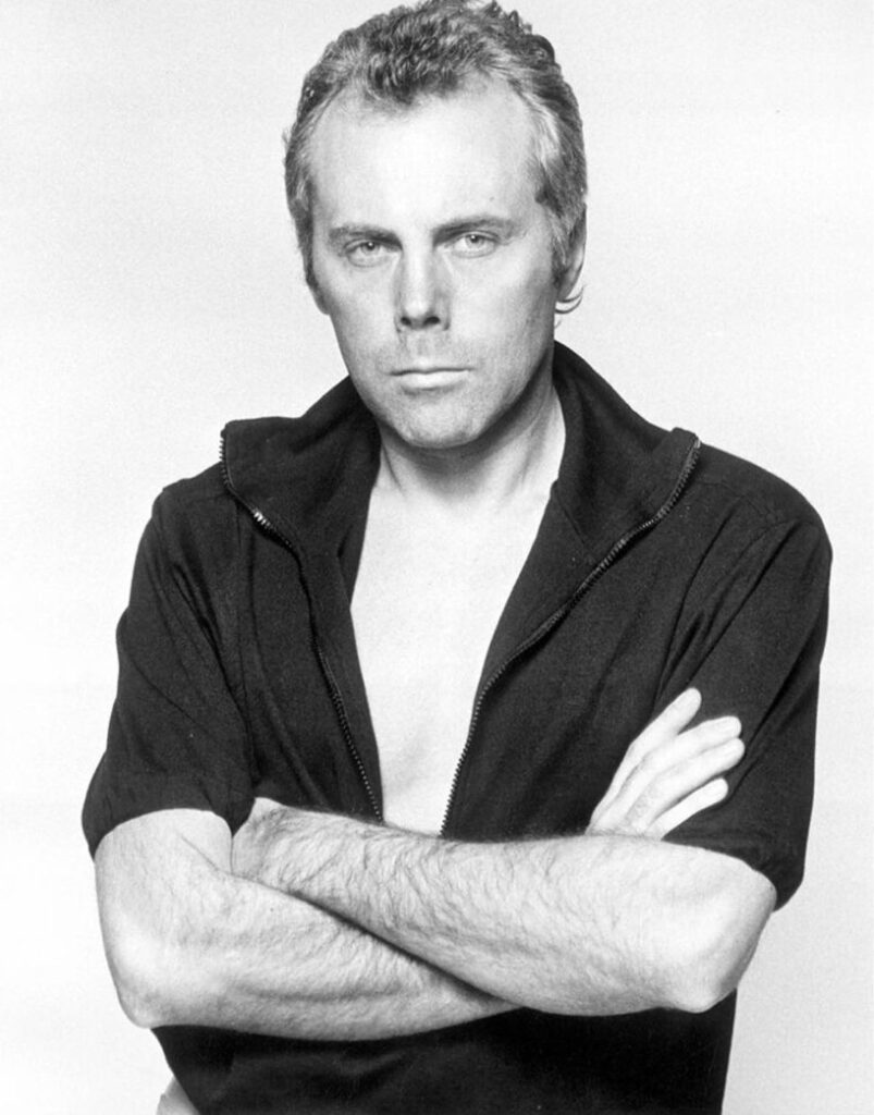 Giorgio Armani - foto di Oliviero Toscani