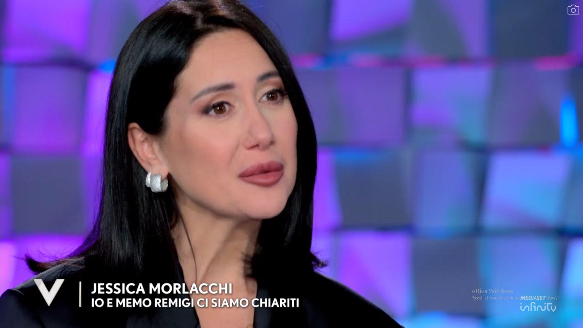 Jessica Morlacchi a Verissimo