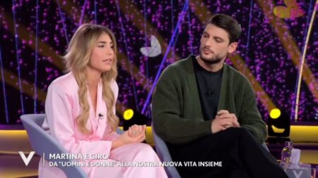 Martina De Ioannon e Ciro Solimeno di Uomini e Donne a Verissimo