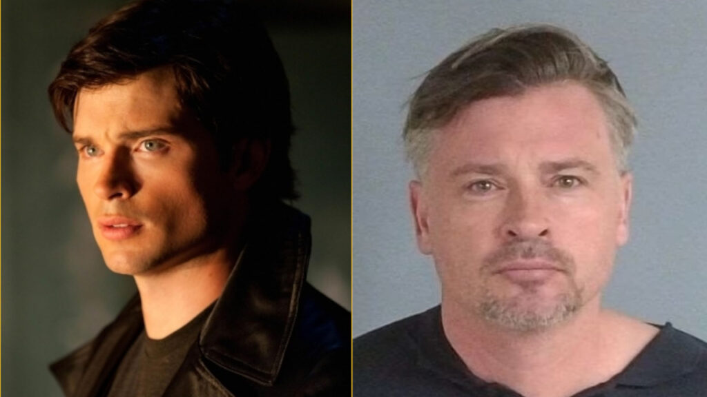 Tom Welling arrestato in California: nella foto della polizia è molto cambiato Tom Welling prima e oggi