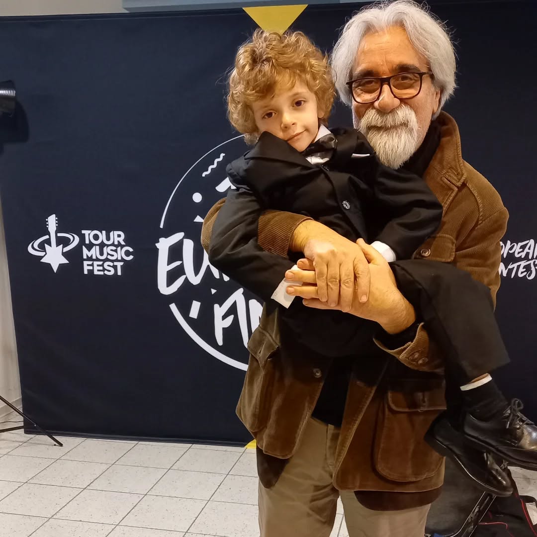 Alessandro Gervasi con Beppe Vessicchio