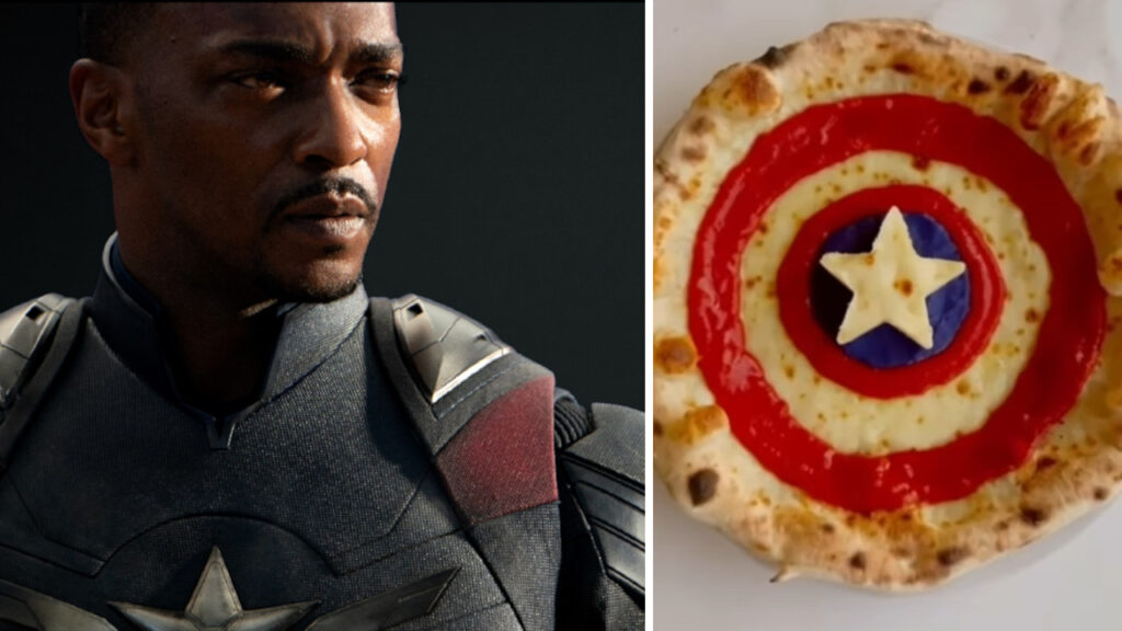 pizze di Captain America